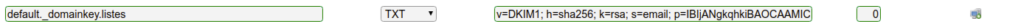 Ajout de l'enregistrement DNS